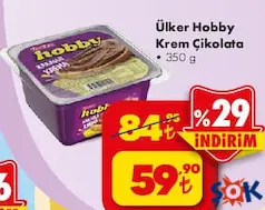 ÜLKER HOBBY KREM ÇİKOLATA 350 G